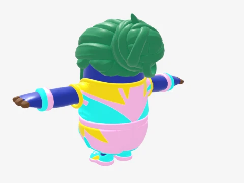 Champion Kyra Fall Guy - Fortnite 3D Model