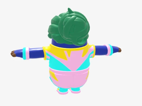 Champion Kyra Fall Guy - Fortnite 3D Model