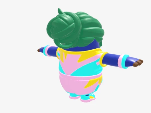 Champion Kyra Fall Guy - Fortnite 3D Model