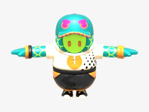 Lizzik Fall Guy - Fortnite 3D Model