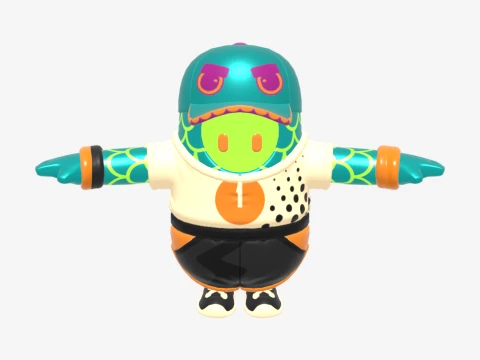 Lizzik Fall Guy - Fortnite 3D Model