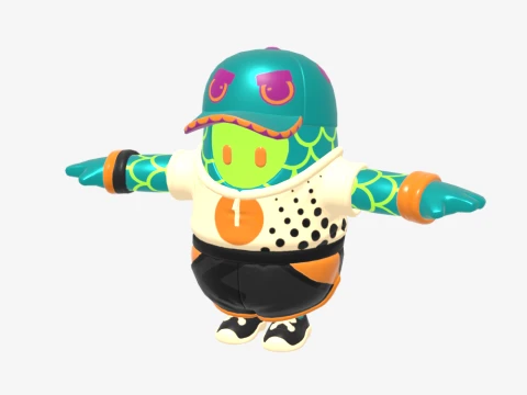 Lizzik Fall Guy - Fortnite 3D Model