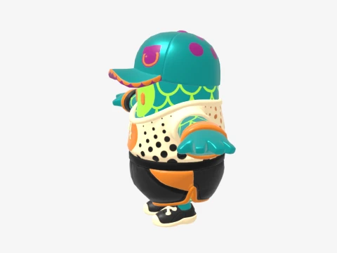 Lizzik Fall Guy - Fortnite 3D Model