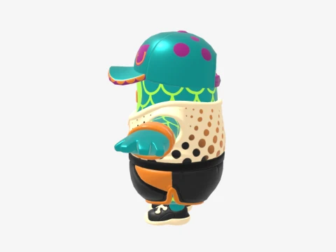 Lizzik Fall Guy - Fortnite 3D Model