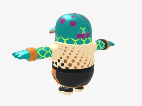 Lizzik Fall Guy - Fortnite 3D Model