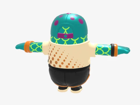 Lizzik Fall Guy - Fortnite 3D Model