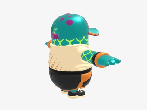 Lizzik Fall Guy - Fortnite 3D Model