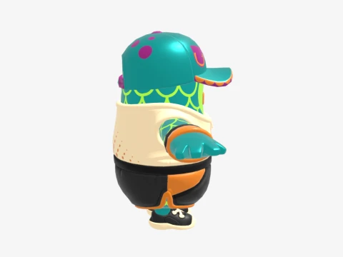 Lizzik Fall Guy - Fortnite 3D Model