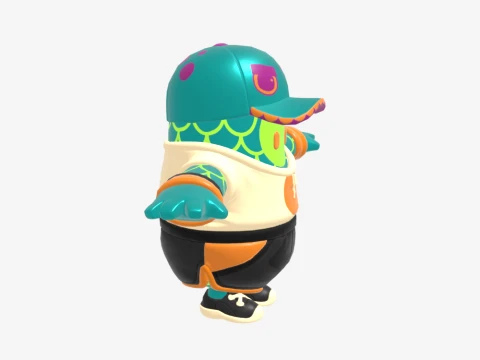 Lizzik Fall Guy - Fortnite 3D Model