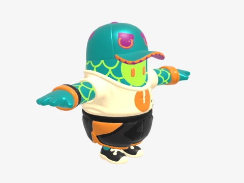 Lizzik Fall Guy - Fortnite 3D Model