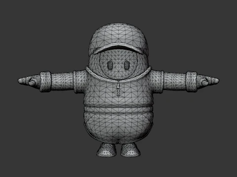 Lizzik Fall Guy - Fortnite 3D Model