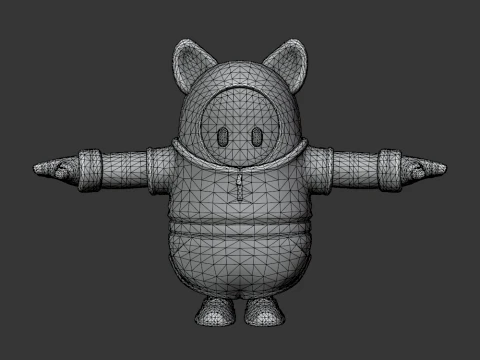 Chef Fall Guy - Fortnite 3D Model