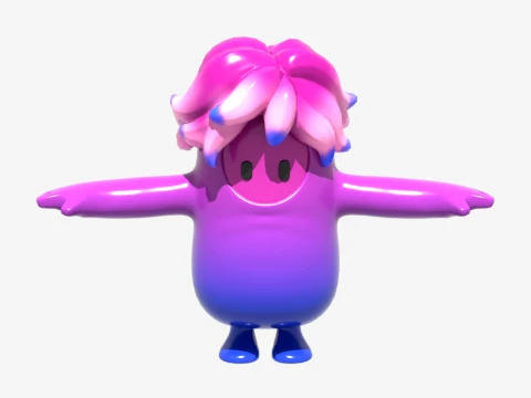 Jellie Fall Guy - Fortnite 3D Model