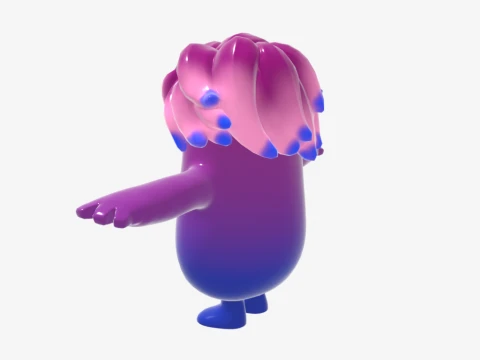 Jellie Fall Guy - Fortnite 3D Model