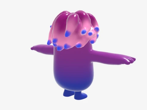 Jellie Fall Guy - Fortnite 3D Model