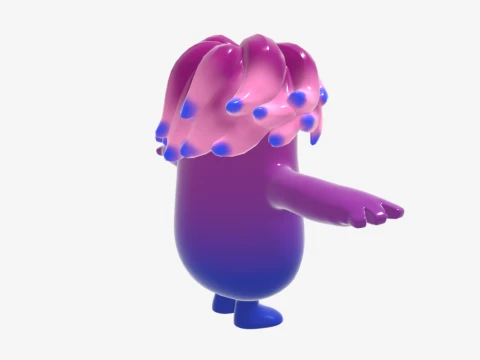 Jellie Fall Guy - Fortnite 3D Model