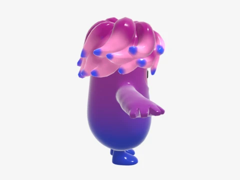 Jellie Fall Guy - Fortnite 3D Model