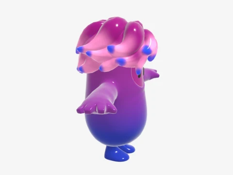 Jellie Fall Guy - Fortnite 3D Model
