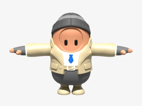 Sleuth Fall Guy - Fortnite 3D Model