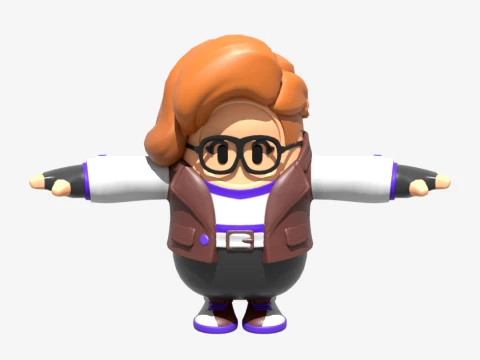 Gumshoe Fall Guy - Fortnite 3D Model