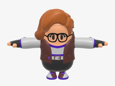 Gumshoe Fall Guy - Fortnite 3D Model