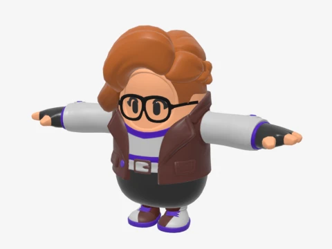 Gumshoe Fall Guy - Fortnite 3D Model