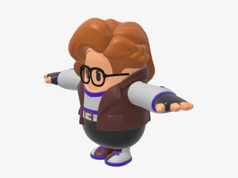 Gumshoe Fall Guy - Fortnite 3D Model