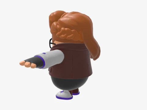Gumshoe Fall Guy - Fortnite 3D Model