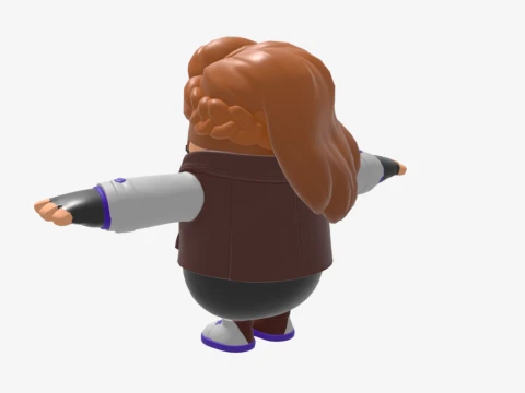 Gumshoe Fall Guy - Fortnite 3D Model