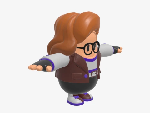 Gumshoe Fall Guy - Fortnite 3D Model