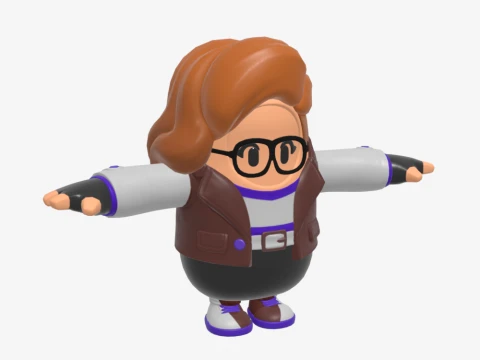 Gumshoe Fall Guy - Fortnite 3D Model