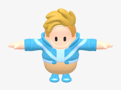 Battalion Brawler Fall Guy - Fortnite 3D Model