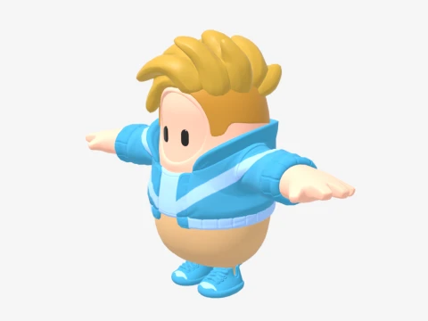 Battalion Brawler Fall Guy - Fortnite 3D Model