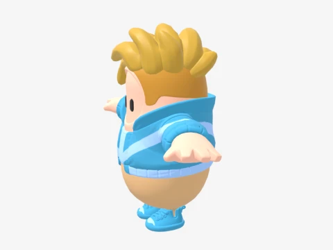Battalion Brawler Fall Guy - Fortnite 3D Model