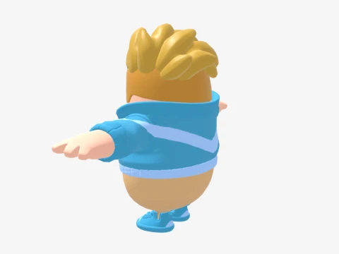 Battalion Brawler Fall Guy - Fortnite 3D Model