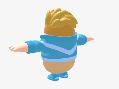 Battalion Brawler Fall Guy - Fortnite 3D Model