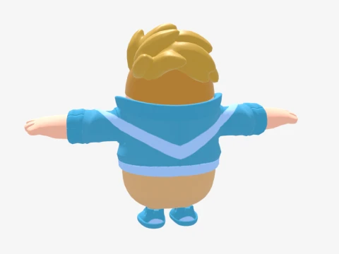 Battalion Brawler Fall Guy - Fortnite 3D Model