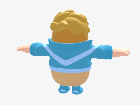 Battalion Brawler Fall Guy - Fortnite 3D Model