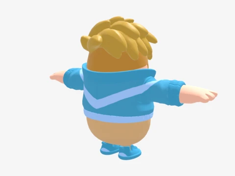 Battalion Brawler Fall Guy - Fortnite 3D Model
