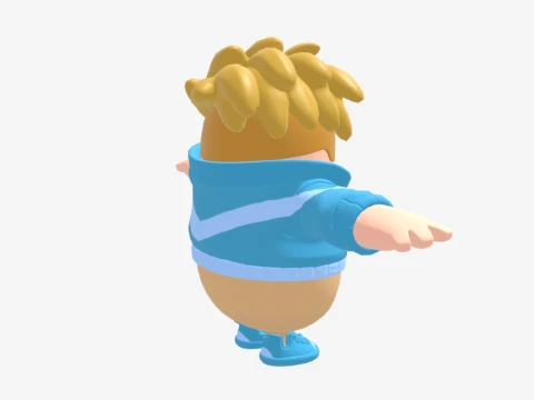 Battalion Brawler Fall Guy - Fortnite 3D Model