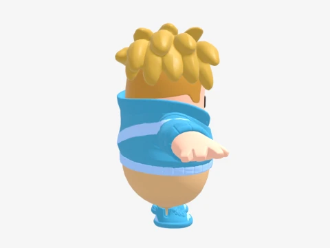 Battalion Brawler Fall Guy - Fortnite 3D Model
