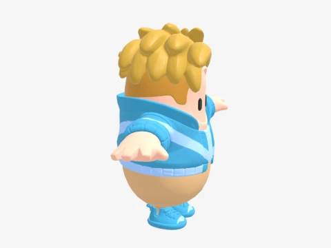 Battalion Brawler Fall Guy - Fortnite 3D Model