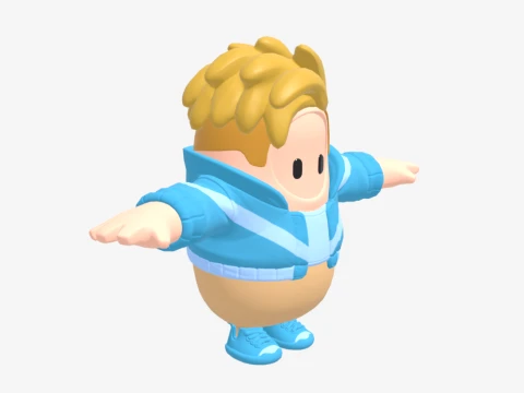 Battalion Brawler Fall Guy - Fortnite 3D Model