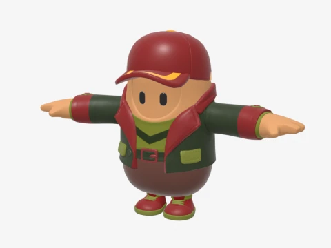 Hacivat Fall Guy - Fortnite 3D Model