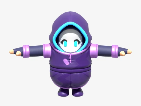 The Administrator Fall Guy - Fortnite 3D Model