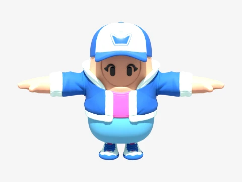 Malibu Fall Guy - Fortnite 3D Model