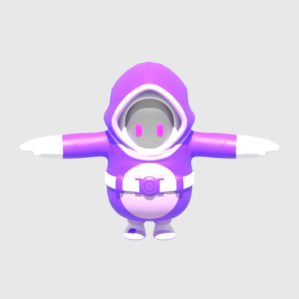Hazard Hare Fall Guy - Fortnite 3D Model .c4d .max .obj .3ds .fbx .stl .blend 