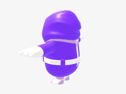Hazard Hare Fall Guy - Fortnite 3D Model