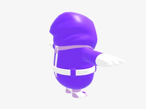 Hazard Hare Fall Guy - Fortnite 3D Model