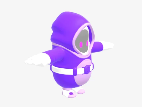 Hazard Hare Fall Guy - Fortnite 3D Model
